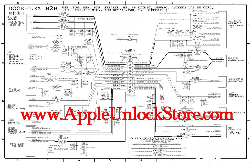iPhone 4S Circuit Diagram Service Maunual Schematic